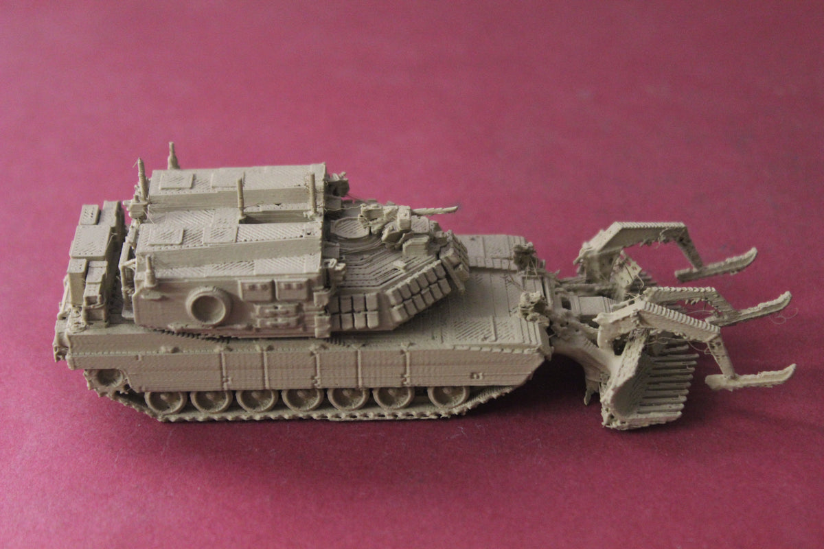 1-72ND SCALE 3D PRINTED IRAQ/GULF WAR U.S. ARMY M1150 ASSAULT BREACHER  VEHICLE