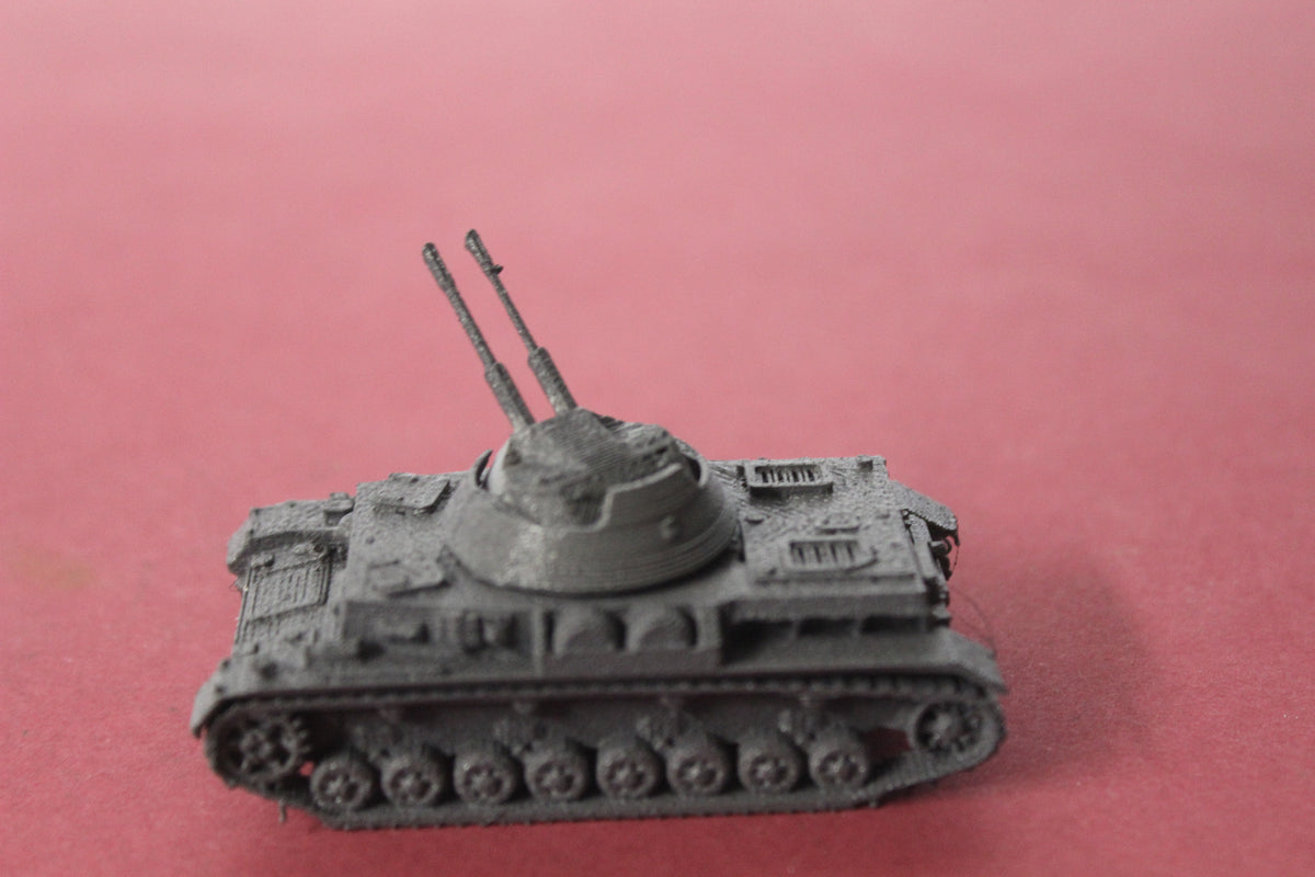 1-87TH SCALE 3D PRINTED WW II GERMAN FLAKPANZER IV KUGELBLITZ SELF-PRO ...