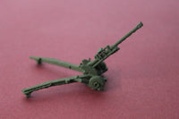 1-87TH SCALE 3D PRINTED CANADIAN GIAT LG1 105MM GUN, FIRING POSITION