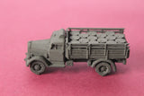 1-72ND SCALE 3D PRINTED WWII GERMAN OPEL BLITZ 1.5 TON TRUCK LATE WITH FUEL BARRELS