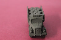 1-72ND SCALE 3D PRINTED WWII GERMAN OPEL BLITZ 1.5 TON TRUCK LATE WITH FUEL BARRELS