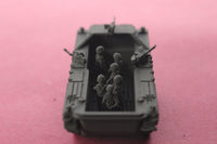 1-87TH SCALE  3D PRINTED WW II USMC LCT 3 BUSHMASTER TRACKED LANDING CRAFT WITH 6 MARINES