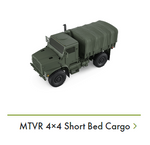 1-50TH SCALE 3D PRINTED U.S. ARMY MTVR 4X4 SHORT BED CARGO TRUCK DESIGN AND 1 PRINT EACH