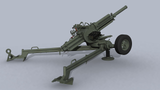 1-87TH SCALE 3D PRINTED RUSSIAN 2B9M VASILEK 82MM GUN MORTAR TOWED POSITION