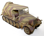 1-87TH SCALE 3D PRINTED GERMAN WWII V2 FEUERLEITPANZERFAHZEUG CONTROL HALF-TRACK DESIGN AND 1 PRINT