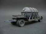 1-87TH SCALE 3D PRINTED GERMAN WWII V2 A-STOFF TRAILER DESIGN AND 1 PRINT
