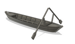 1-87TH SCALE 3D PRINTED VIETNAM WAR VIETNAMESE 12 FOOT SAMPAN