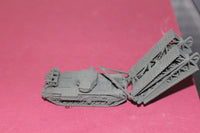 1-87TH SCALE 3D PRINTED WWII BRITISH CHURCHILL AVRE TANK WITH SMALL BOX GIRDER BRIDGE