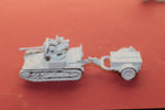 1-87TH SCALE 3D PRINTED WW II GERMAN FLAKPANZER I PACKED WITH TRAILER