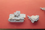 1-87TH SCALE 3D PRINTED WW II GERMAN FLAKPANZER I UNPACKED WITH TRAILER