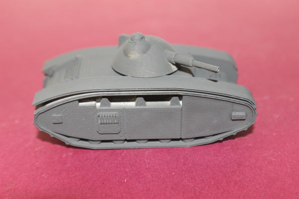 1-72ND SCALE  3D PRINTED WW II FRENCH CHAR G1R TANK