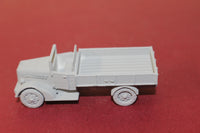 1-72ND SCALE 3D PRINTED WW II JAPANESE TYPE 97 ISUZU FLAT BED TRUCK-OPEN CAB