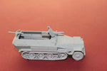 1-87TH SCALE 3D PRINTED WW II GERMAN SDKFZ 251-10 AUSF-A WITH 3.7 PAK GUN HALFTRACK