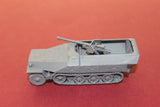 1-87TH SCALE 3D PRINTED WW II GERMAN SDKFZ 251-22 WITH PAK 40 L/46 ANTI-TANK GUN HALFTRACK