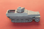 1-87TH SCALE 3D PRINTED WW II GERMAN SDKFZ 251 AUSF D R35 HALFTRACK ARMORED FIGHTING VEHICLE