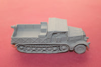 1-87TH SCALE 3D PRINTED WW II GERMAN SD.KFZ 9 FAMO CLOSED CAB, OPEN BOX