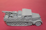 1-72ND SCALE 3D PRINTED WW II GERMAN SD.KFZ 9 FAMO RECOVERY VEHICLE CLOSED CAB