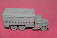 1-72ND SCALE 3D PRINTED WW II BRITISH AUSTIN K6 OFFROAD WHEEL TRUCK CLOSED