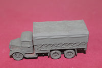 1-72ND SCALE 3D PRINTED WW II BRITISH AUSTIN K6 EARLY TWIN WHEEL TRUCK CLOSED