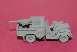 1-87TH SCALE 3D PRINTED WW II U.S. ARMY CHEVROLET 30 CWT TRUCK WITH 50 CAL MG