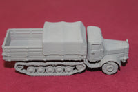 1-87TH SCALE 3D PRINTED WW II GERMAN MERCEDES L4500R MAULTIER LATE HALF CLOSED