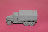 1-87TH SCALE 3D PRINTED WW II U.S. ARMY MACK 6X6 TRUCK COVERED