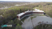 1-160TH N SCALE 3D PRINTED WAVERLY HILLS SANATARIIUM, LOUISVILLE, KY