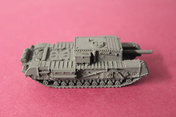 1-72ND SCALE 3D PRINTED WW II BRITISH CHURCHILL GUN CARRIER FULL GUARD