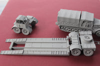 1-72ND SCALE 3D PRINTED WW II GERMAN 18 TON HEAVY TANK TRANSPORTER SD.AH.116