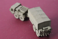 1-72ND SCALE 3D PRINTED U.S. MARINE CORPS OSHKOSH MK48 LOGISTICS VEHICLE SYSTEM LVS COVERED TRAILER