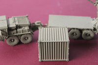 1-72ND SCALE 3D PRINTED U.S. MARINE CORPS OSHKOSH MK48 LOGISTICS VEHICLE SYSTEM LVS SMALL CONTAINER