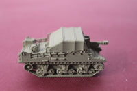 1-72ND SCALE 3D PRINTED WW II BRITISH SEXTON II 25 POUNDER TRACKED ARTILLERY-COVERED