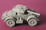 1-87TH HO SCALE 3D PRINTED WW II BRITISH T17E1 STAGHOUND III ARMORED CAR-NO TANKS CRUSADER TURRET