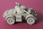 1-87TH HO SCALE 3D PRINTED WW II BRITISHT17E1 STAGHOUND I ARMORED CAR-ONE TANK REAR MG