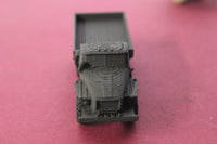 1-87TH SCALE 3D PRINTED UKRAINE INVASION RUSISAN URAL 4320 6X6  FLAT BED TRUCK EARLY FILTER LOW TRAY