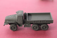 1-87TH SCALE 3D PRINTED UKRAINE INVASION RUSISAN URAL 4320 6X6  FLAT BED TRUCK EARLY FILTER LOW TRAY