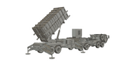 1/50TH SCALE 3D PRINTED U.S. ARMY MIM 104 PATRIOT MISSILE SYSTEM IN LAUNCH POSITION