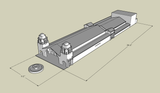 1-220TH N SCALE 3D PRINTED SANTE FE RAILROAD STATION, SAN DIEGO, CA