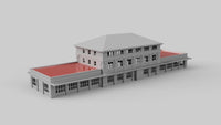 1/87TH  HO SCALE BUILDING 3D PRINTED KIT NORTHERN PACIFIC DEPOT MISSOULA, MONTANA