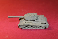 1/72ND SCALE 3D PRINTED WW II RUSSIAN T-34-85 MEDIUM TANK 85MM ZiS-S-5 GUN 1944