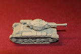 1-87TH SCALE 3D PRINTED WW II BRITISH VALENTINE XI 6 PDR WTURRET MG