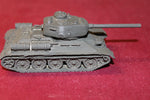 1/72ND SCALE 3D PRINTED WW II RUSSIAN T-34 MEDIUM TANK OT34-85 1944