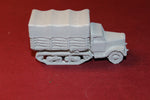 1/72ND SCALE 3D PRINTED WW II GERMAN OPEL BLITZ MAULTIER TRACKED CARGO TRUCK