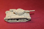 1/87TH SCALE  3D PRINTED WW II BRITISH VALENTINE IX TANK 6 POUNDER GUN