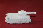 1/72ND SCALE  3D PRINTED WW II GERMAN 10.5CM LEFH 183 (SF) AUF GESCHÜTZWAGEN B2