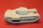 1/72ND SCALE 3D PRINTED WW II BRITISH CHURCHILL MARK IV HEAVY TANK WITH 75MM GUN