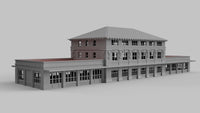 1/87TH  HO SCALE BUILDING 3D PRINTED KIT NORTHERN PACIFIC DEPOT MISSOULA, MONTANA